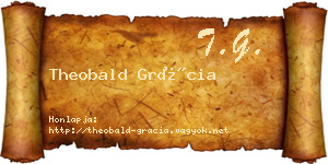 Theobald Grácia névjegykártya